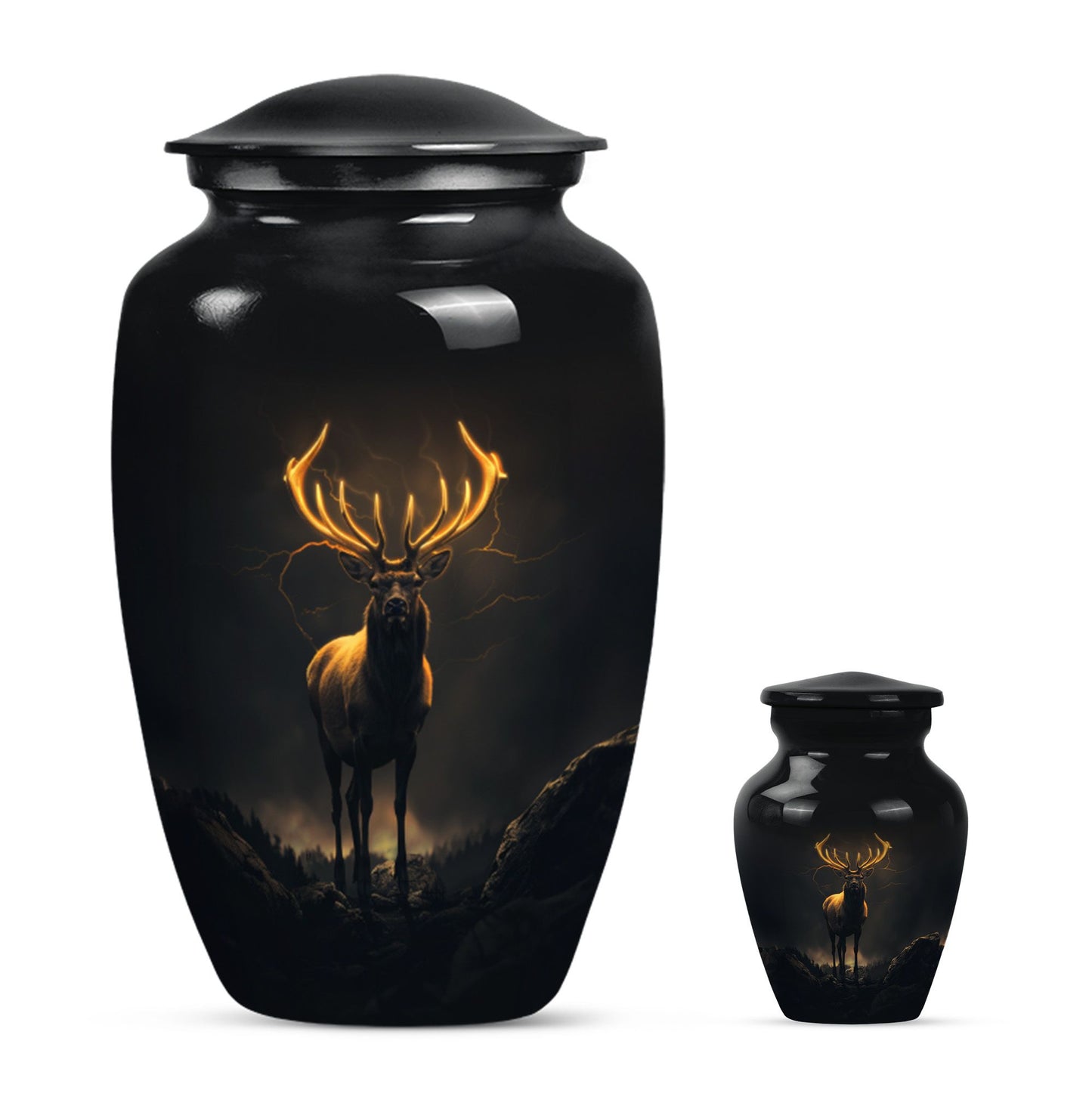  deer urn for human 
