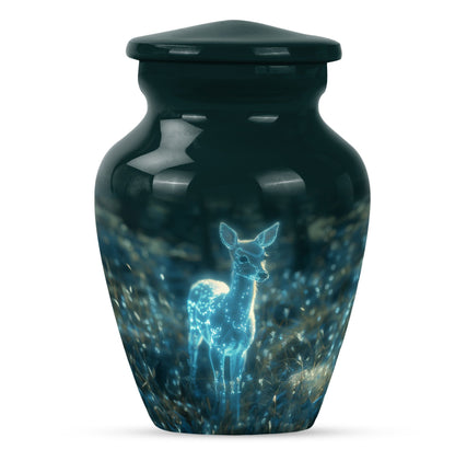 10-inch classic deer cremation urn