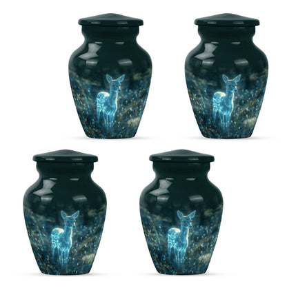 10-inch classic deer cremation urn