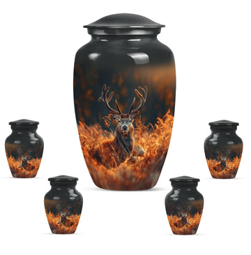 Large Urn with 4 Small Urn