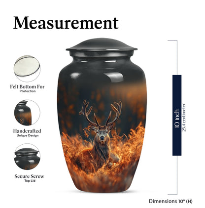 deer cremation urn.