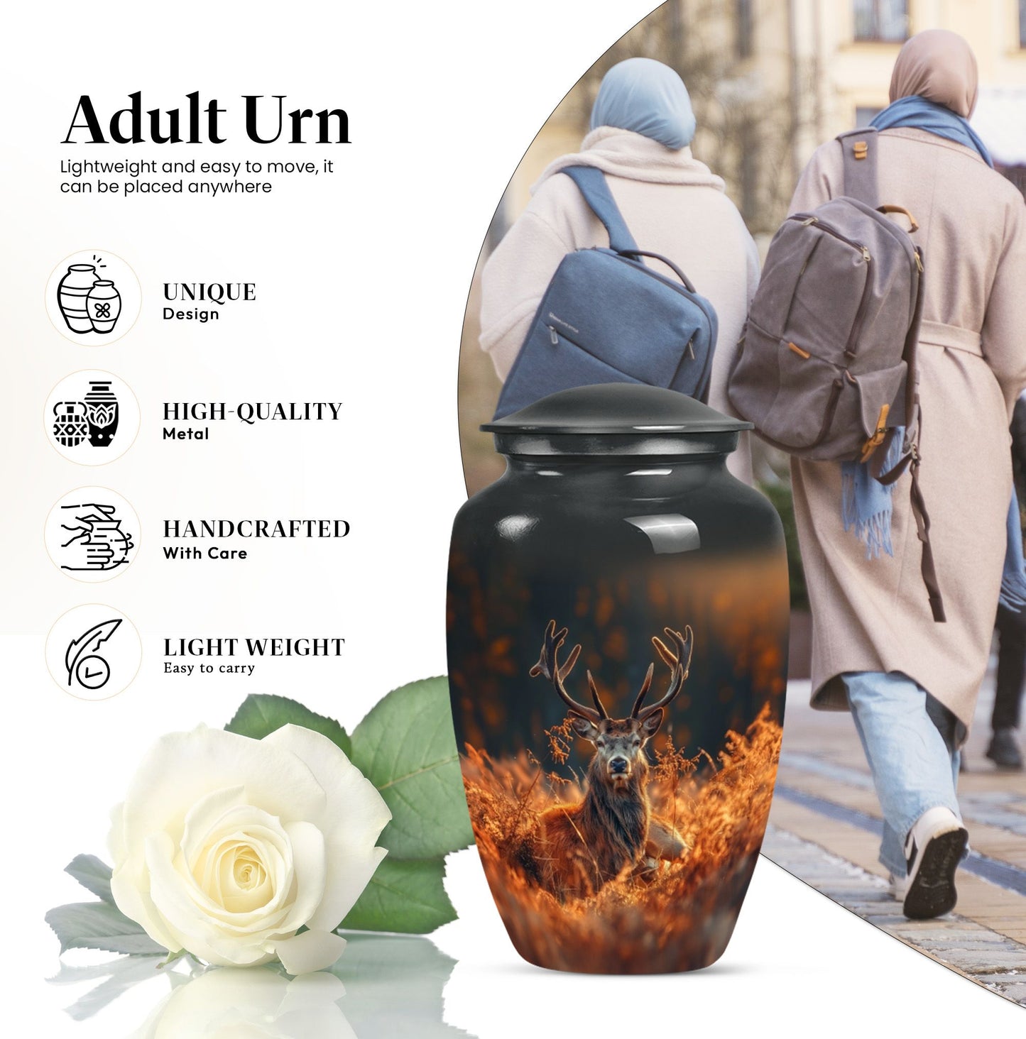 deer cremation urn.