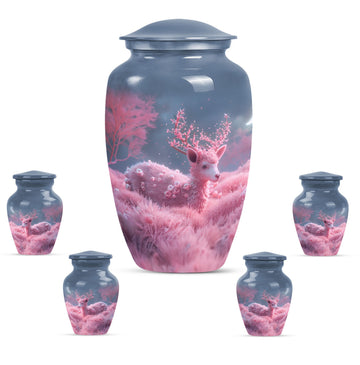 Large Urn with 4 Small Urn