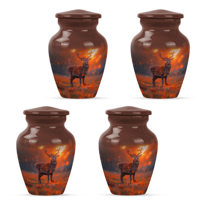 Classic 10 inch deer urn as a gramophone Theme.