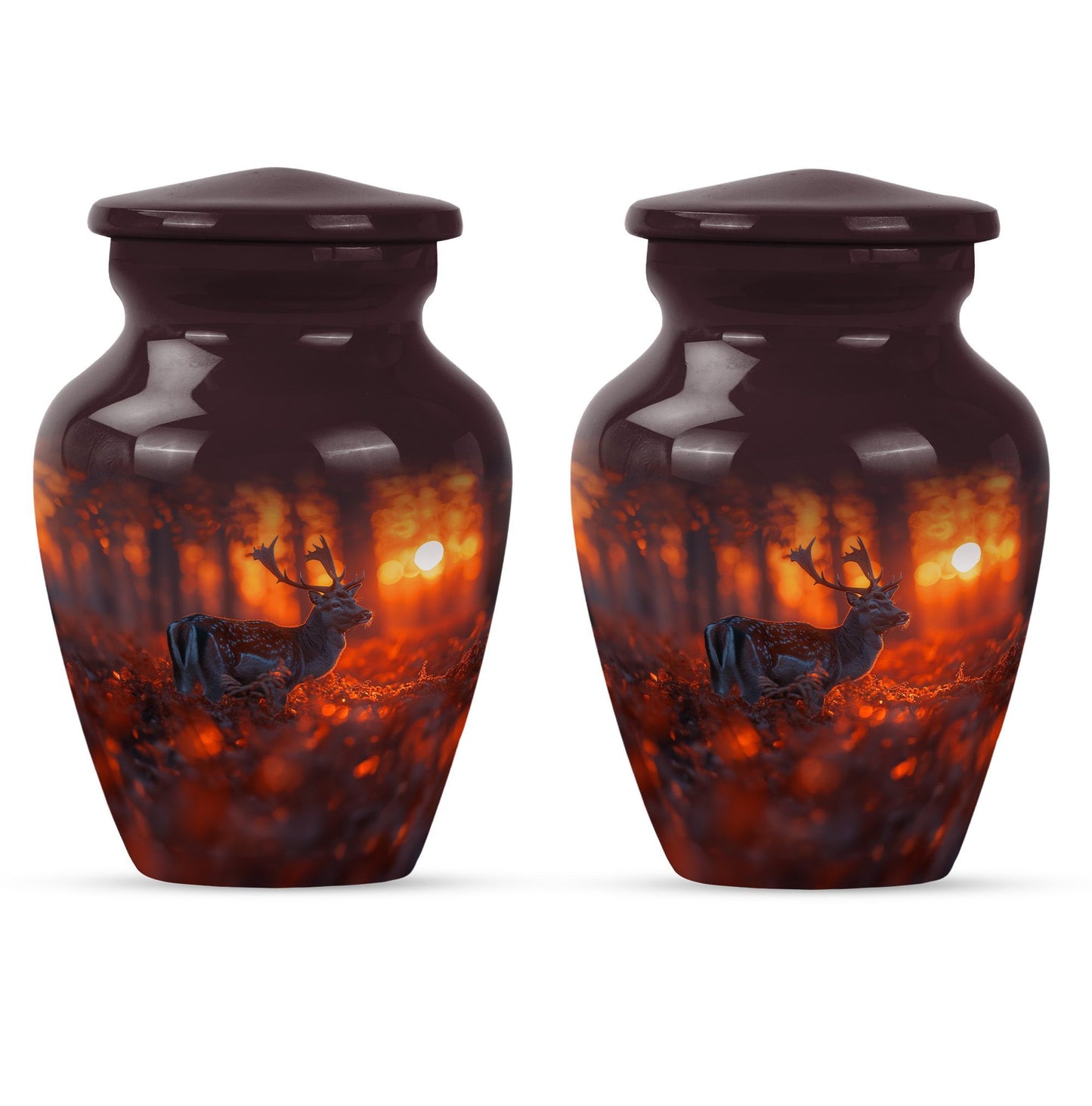 deer urn for human ashes, 