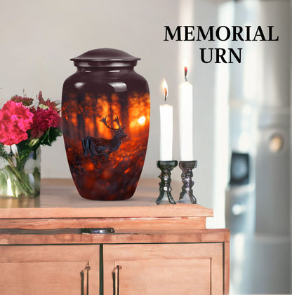 deer urn for human ashes, 