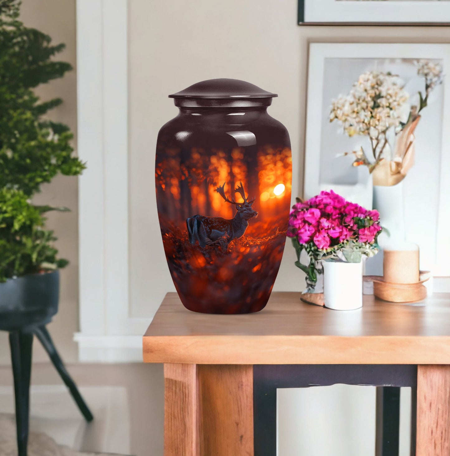 deer urn for human ashes, 