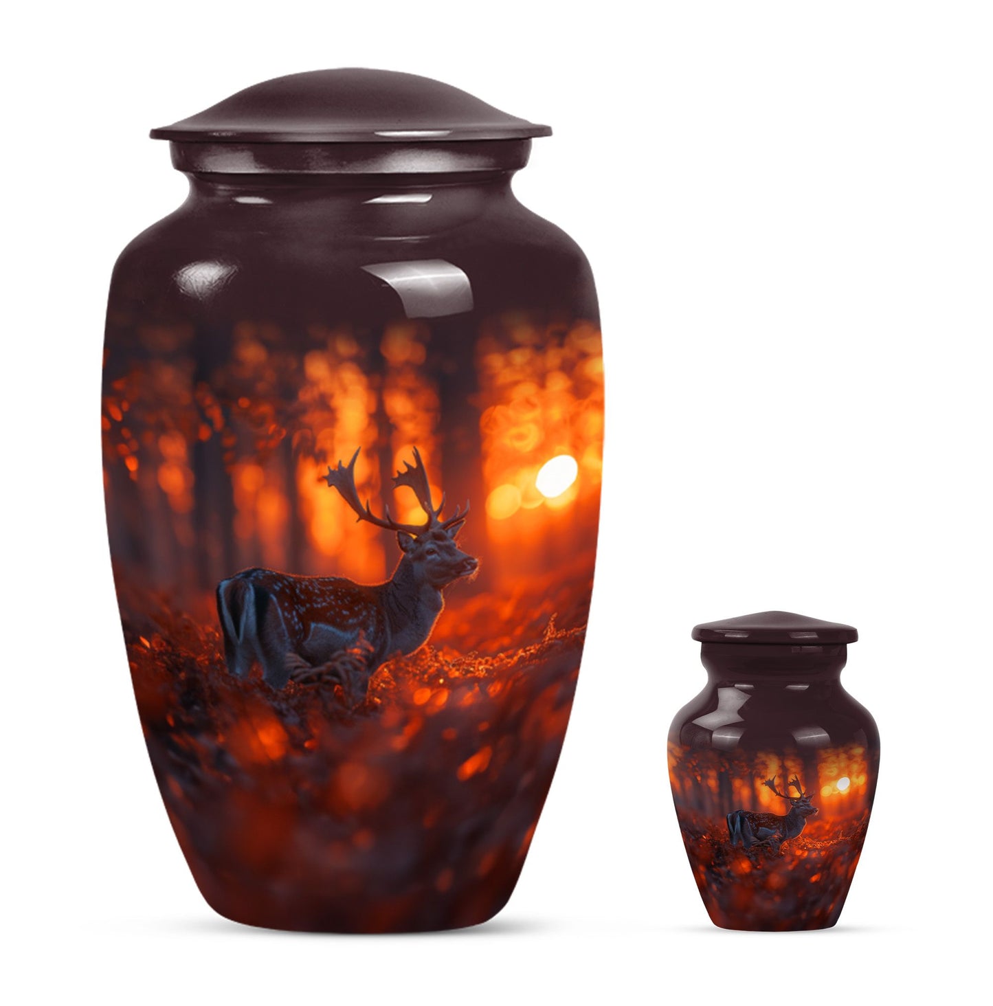 deer urn for human ashes, 