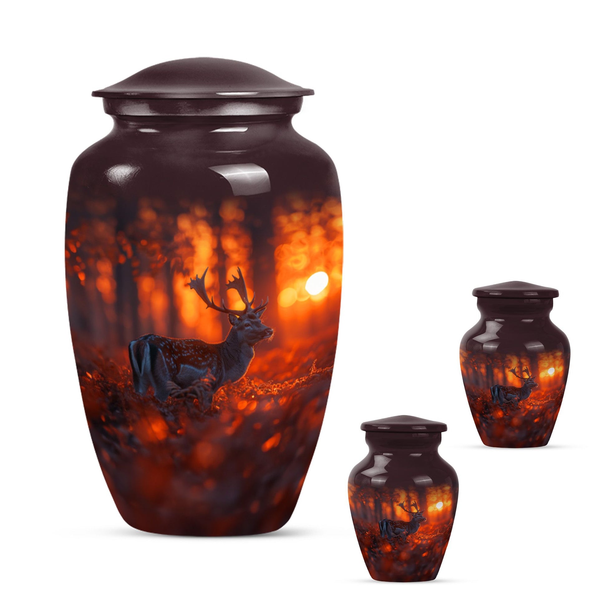 deer urn for human ashes, 