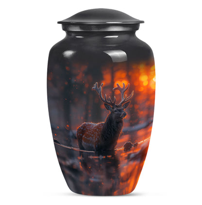 Deer Cremation Urn human ashes