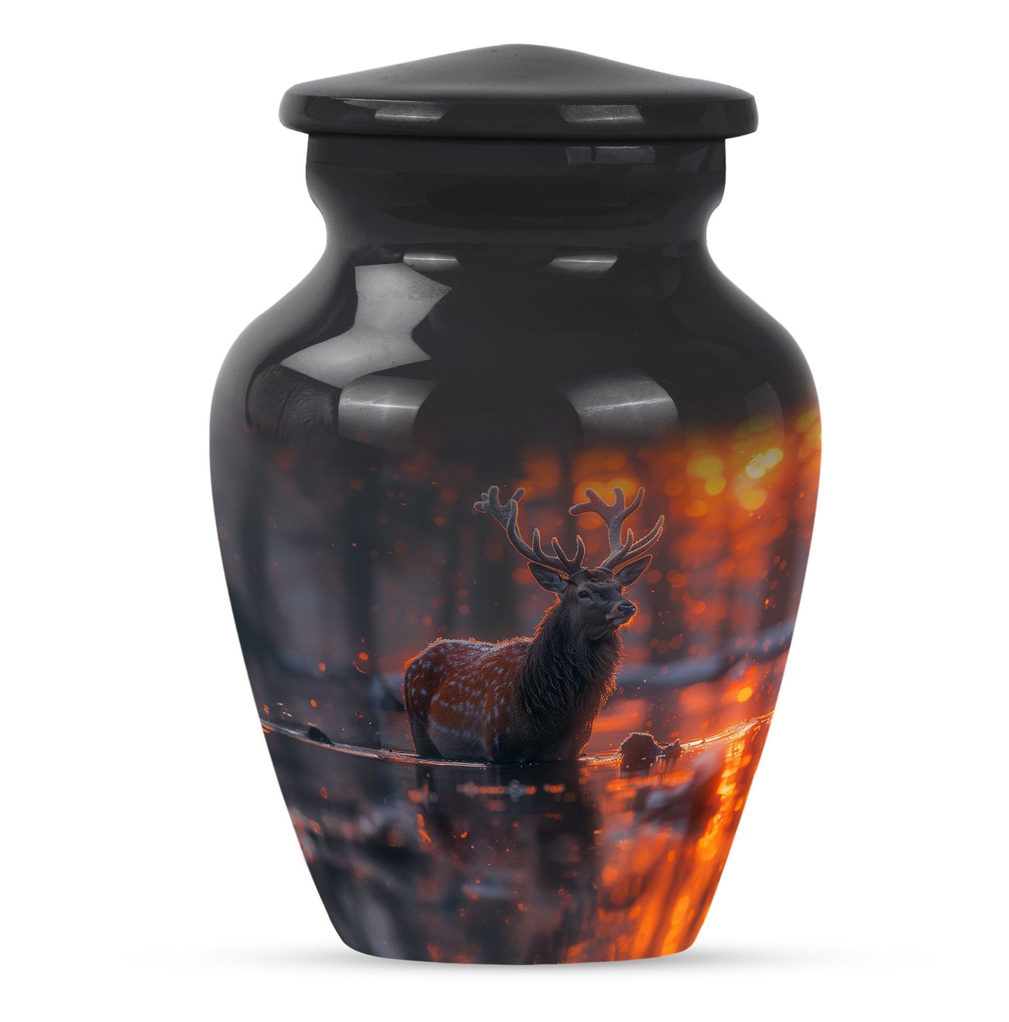 Deer Cremation Urn human ashes