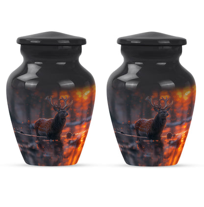 Deer Cremation Urn human ashes