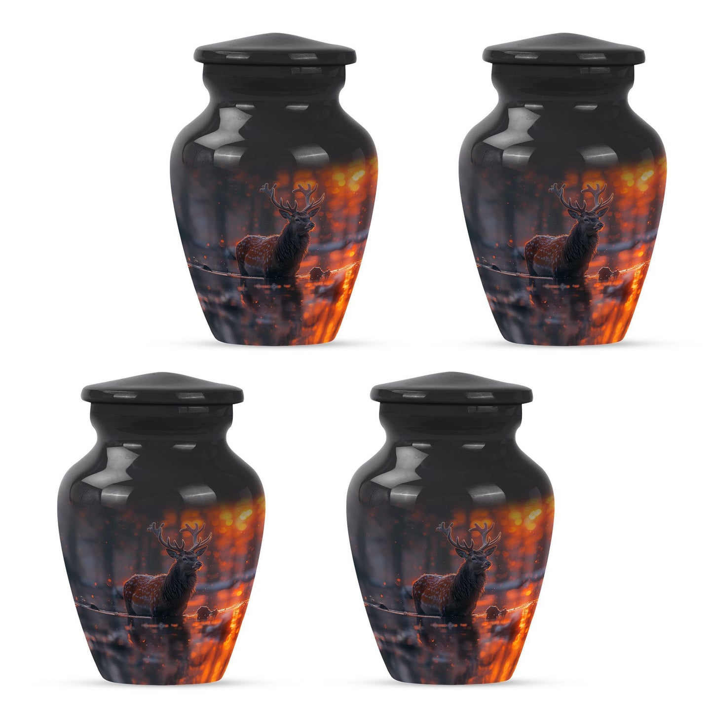 Deer Cremation Urn human ashes