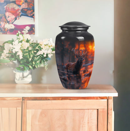 Deer Cremation Urn human ashes