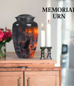 Deer Cremation Urn human ashes