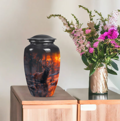 Deer Cremation Urn human ashes