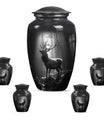 large deer urn for adult human ashes