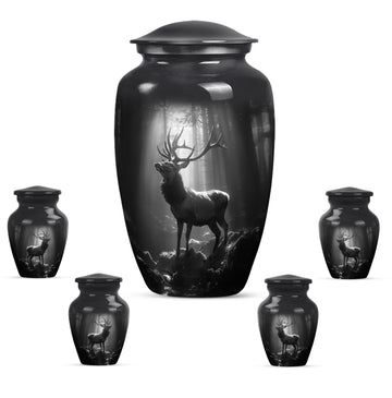 Large Urn with 4 Small Urn