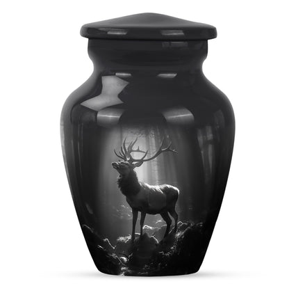 large deer urn for adult human ashes
