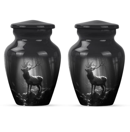 large deer urn for adult human ashes