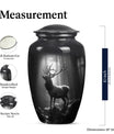 large deer urn for adult human ashes