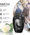 large deer urn for adult human ashes