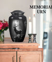 large deer urn for adult human ashes
