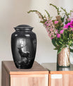 large deer urn for adult human ashes