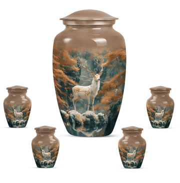 Large Urn with 4 Small Urn