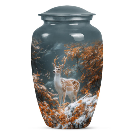 Classic 10 Inch Deer Urn for female ashes.