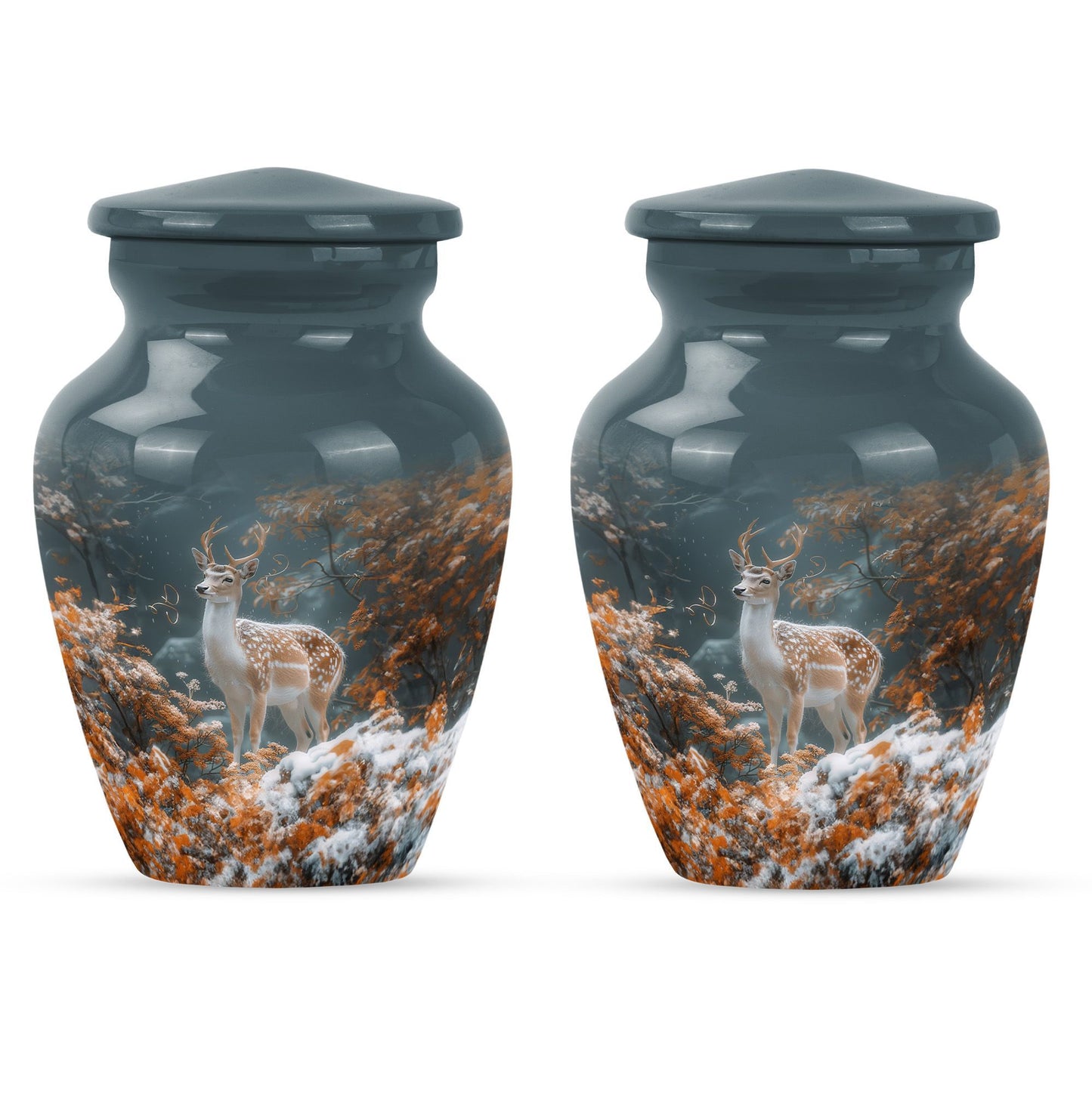 Classic 10 Inch Deer Urn for female ashes.