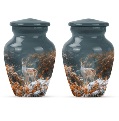 Classic 10 Inch Deer Urn for female ashes.