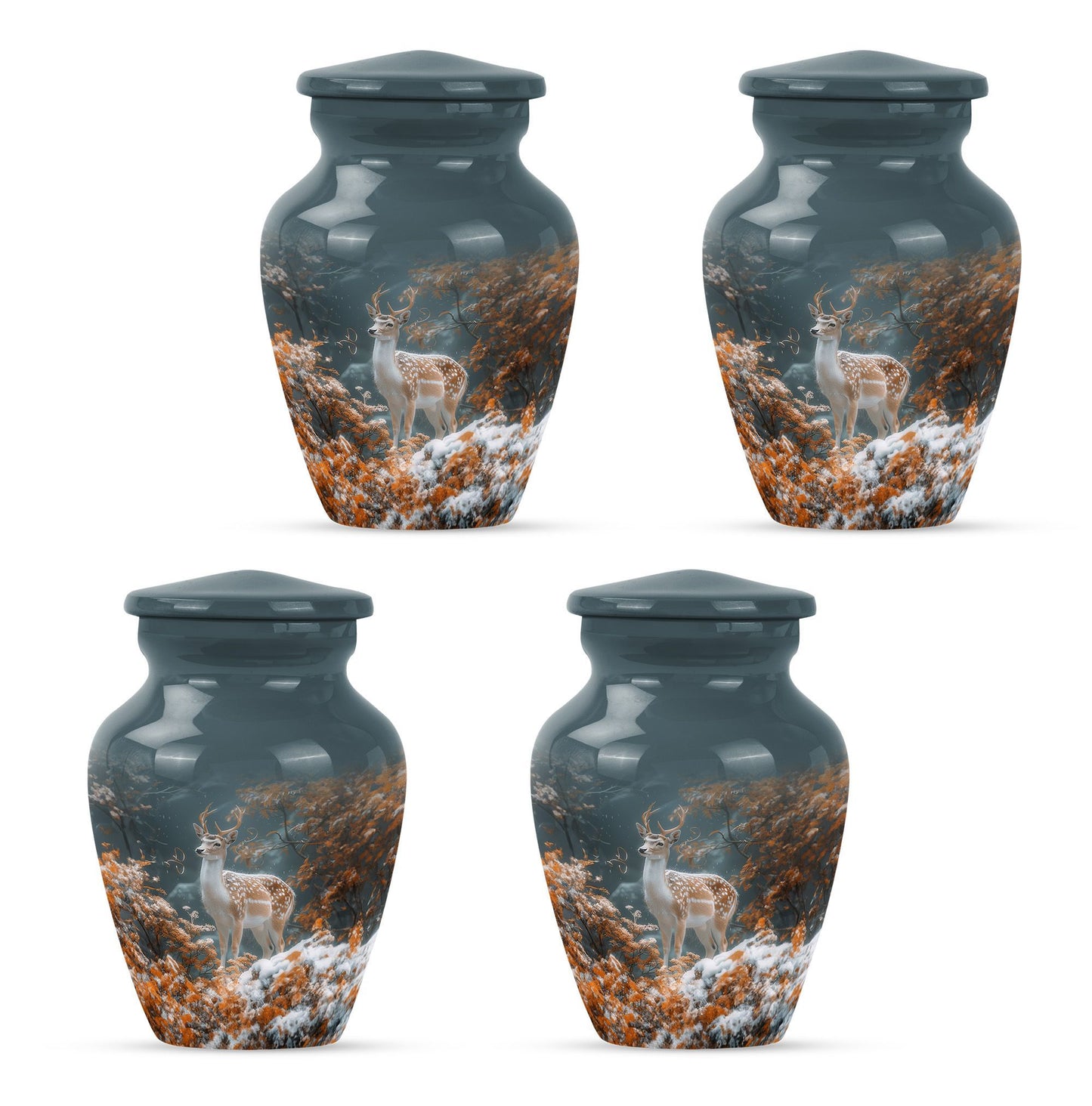 Classic 10 Inch Deer Urn for female ashes.