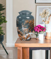 Classic 10 Inch Deer Urn for female ashes.