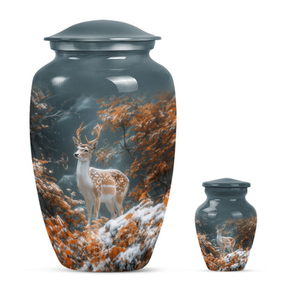 Classic 10 Inch Deer Urn for female ashes.