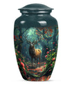 Deer Theme Large Urn 10 Inch