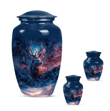 Large Urn With 2 Keepsake Urn