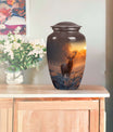  gramophone-themed deer memorial medium urn