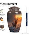  gramophone-themed deer memorial medium urn