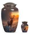  gramophone-themed deer memorial medium urn