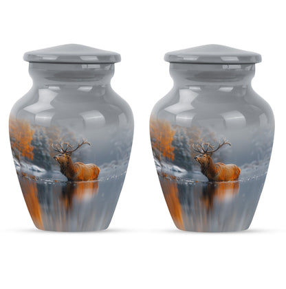 Deer Theme 3 Inch Keepsake Pack of 2