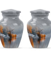 deer urn for adult female cremation ashes