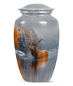 Deer Theme Large Urn 10 Inch