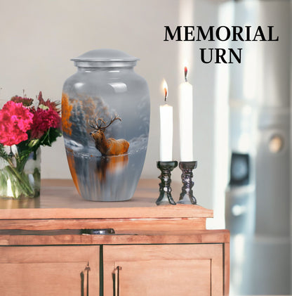 deer urn for adult female cremation ashes