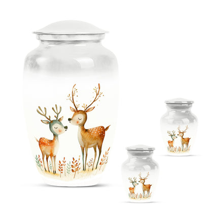 Classic 10-inch deer urn