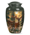 Deer Family Theme Large Urn 10 Inch