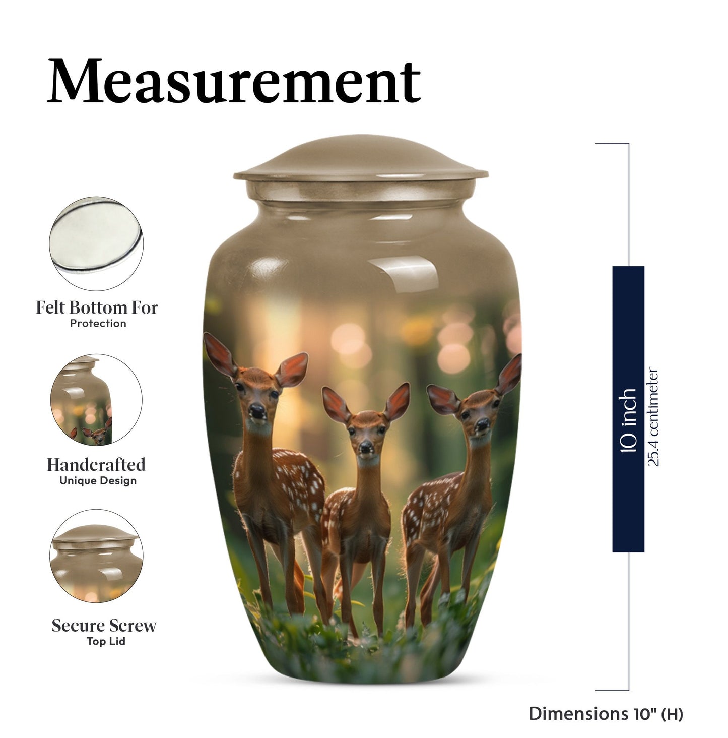  Deer Urn for Human Ashes 