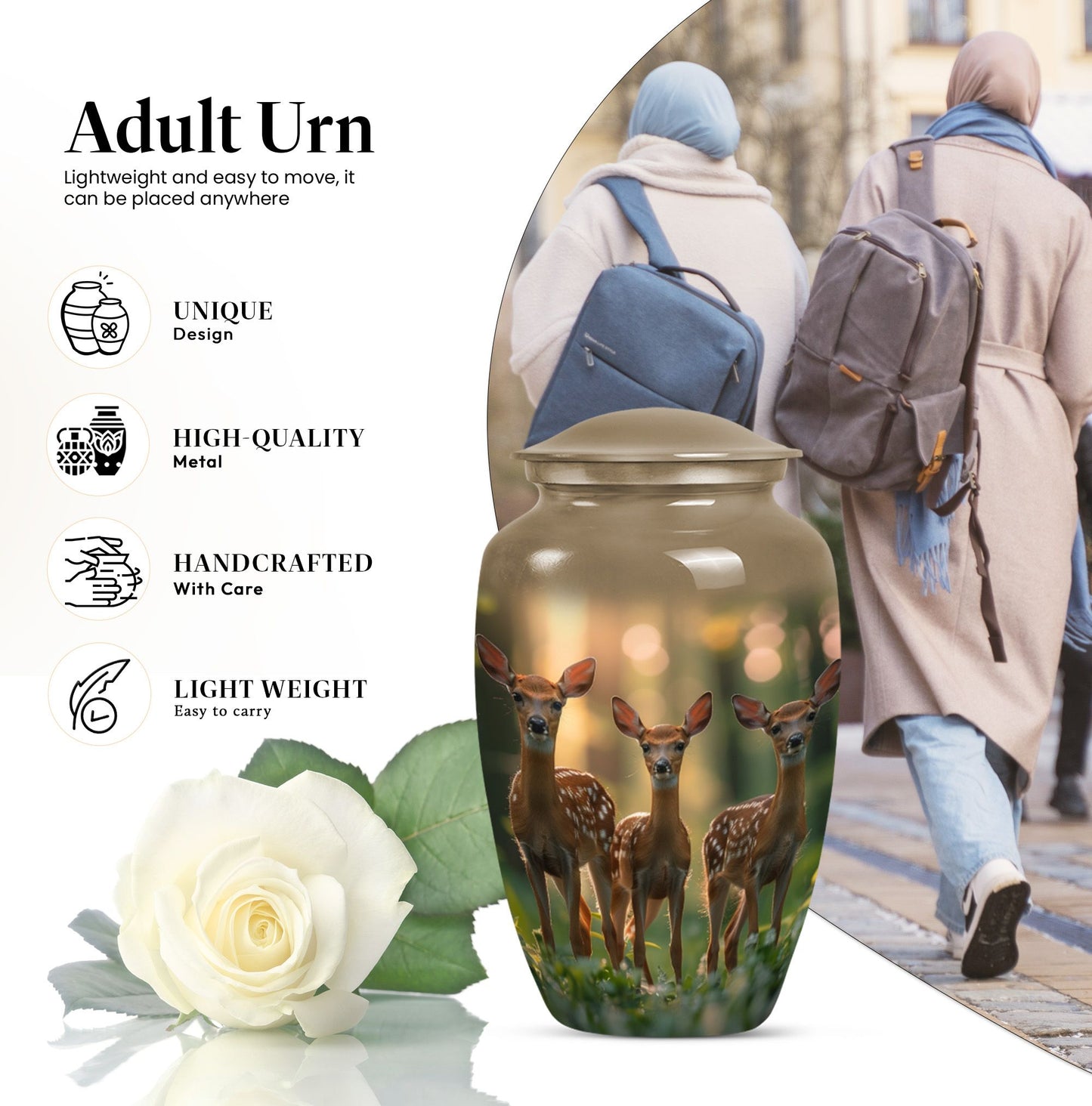  Deer Urn for Human Ashes 