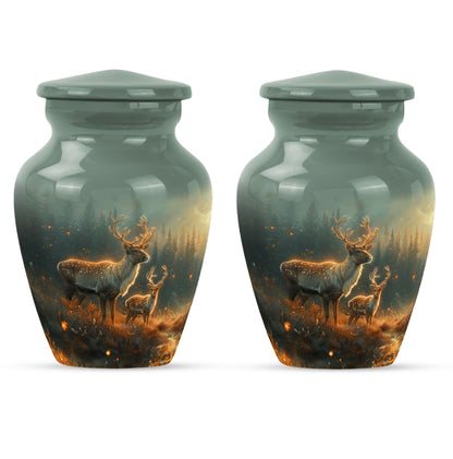 Deer Family Theme 3 Inch Keepsake Pack of 2