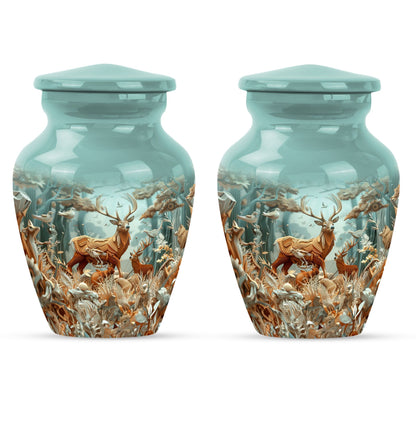 Deer Family Theme 3 Inch Keepsake Pack of 2